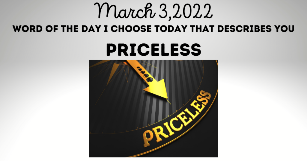 Word of the day March 3,2022